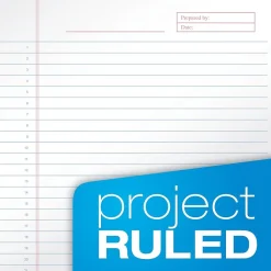 TOPS Docket Gold Notepad, 8.5" x 11.75", Project Ruled, Maroon, 70 Sheets/Pad (63753) Online