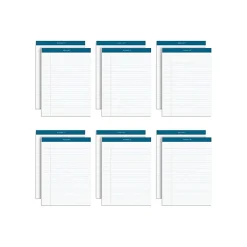 TOPS Docket Notepad, 8.5" x 11.75", Legal Ruled, White, 50 Sheets/Pad, 12 Pads/Pack (TOP63410) Sale