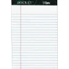 TOPS Docket Notepad, 5" x 8", Narrow Ruled, White, 50 Sheets/Pad, 6 Pads/Pack (TOP63366) Discount