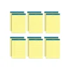 TOPS Docket Notepads, 8.5" x 11.75", Wide Ruled, Canary, 50 Sheets/Pad, 12 Pads/Pack (TOP63400) New