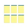 TOPS Docket Notepads, 8.5" x 11.75", Narrow Ruled, Canary, 100 Sheets/Pad, 6 Pads/Pack (TOP 63376) Sale
