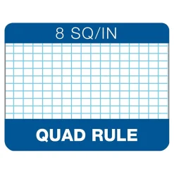 TOPS Graph Pad, 8.5" x 11", Graph Ruled, White, 50 Sheets/Pad (33081) Discount