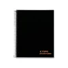 TOPS JEN Subject Notebooks, 6.75" x 8.5", Cornell, 84 Sheets, Black (63827) New