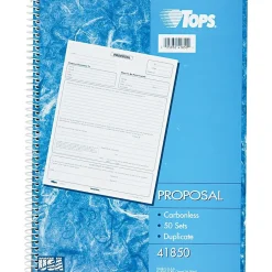 2-Part Carbonless Proposal, 11" x 8 3/8", 50 Sets/Book (41850) Business Forms