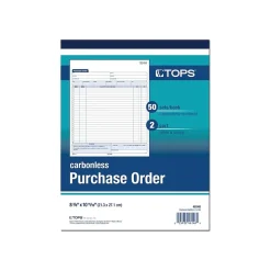 Online 2-Part Carbonless Purchase Requisitions, 10.69"L x 8.38"W, 50 Sets/Book (46146) Business Forms