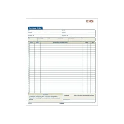Hot 3-Part Carbonless Purchase Requisitions, 8.38"L x 10.69"W, 50 Sets/Book (46147) Business Forms
