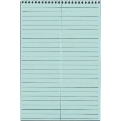TOPS Prism Steno Pads, 6" x 9", Gregg, Blue, 80 Sheets/Pad, 4 Pads/Pack (TOP 80284) Light Blue