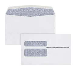 TOPS Tax Form Envelopes, 5 5/8 x 9, White, 100/Pack (7985E100)* Business