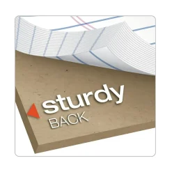 TOPS ® The Legal Pad™ Plus, White, Jr Legal Ruled, 5