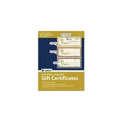 3-Up Gift Certificate, 30/Pack (GFTLZ) Business Forms