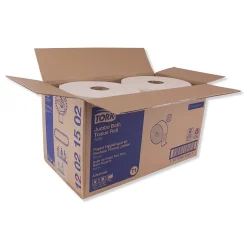 Tork Advanced Jumbo Bath Tissue, Septic Safe, 2-Ply, White, 1600 ft/Roll, 6 Rolls/Carton (TRK12021502)