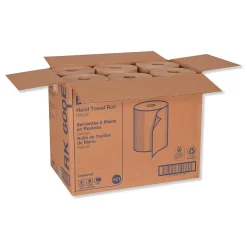 Paper Towels<Tork Hardwound Paper Towels, 1-ply, 600 ft./Roll, 12 Rolls/Carton (TRKRK600E)