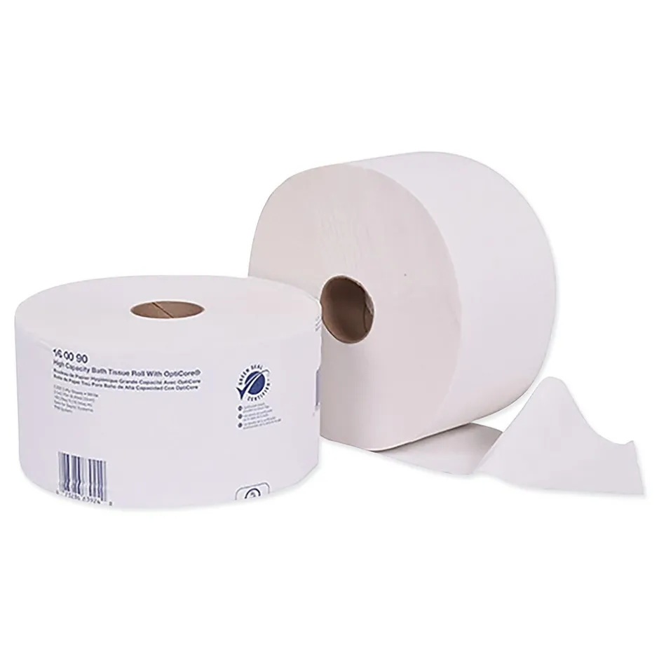Tork ® Universal High Capacity Bath Tissue w/OptiCore, Septic Safe, 2-Ply, White, 2000 Sheets/Roll, 12 Rolls/Carton
