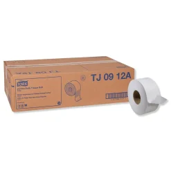 Tork Universal Jumbo Bath Tissue, Septic Safe, 1-Ply, White, 3.48" x 2,000 ft, 12 Roll/Carton (TRKTJ0912A)