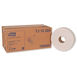 Tork Universal Jumbo Bath Tissue, Septic Safe, 2-Ply, White, 3.48" x 2,000 ft, 6/Carton (TRKTJ1222A)