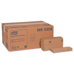 Paper Towels<Tork Universal Multifold Hand Towel, 9.13 x 9.5, Natural, 250/Pack,16 Packs/Carton (TRKMK530A)