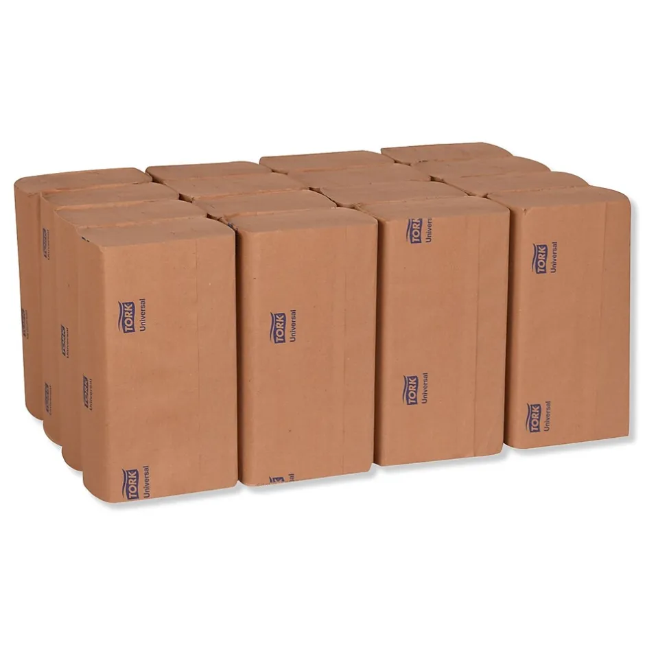 Paper Towels<Tork Universal Multifold Hand Towel, 9.13 x 9.5, Natural, 250/Pack,16 Packs/Carton (TRKMK530A)