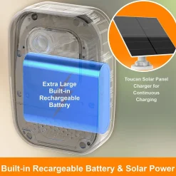 Security Cameras & Systems<Toucan Pro Indoor/Outdoor Wireless Smart Battery Operated Security Camera (TNTSCP05GR)