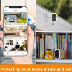 Security Cameras & Systems<Toucan S4 Wireless Outdoor Smart Battery Operated Security Camera, Night Vision, White (TWC400S)