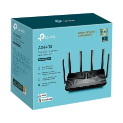 TP-LINK Archer AX4400 Dual Band MU-MIMO Gaming Router, Black (ARCHER AX4400)* Wi-Fi Routers