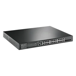 TP-LINK JetStream 24-Port Gigabit Ethernet PoE+ Managed Switch, Black (TL-SG3428XMP)* Ethernet Switches & Splitters