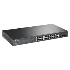 TP-LINK JetStream 24-Port Gigabit Ethernet PoE+ Smart Switch, Black (TL-SG2428P)* Ethernet Switches & Splitters