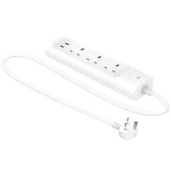 Surge Protectors & Power Strips<TP-LINK Kasa Smart 3-Outlet 2-USB Port Surge Protector, White (KP303)