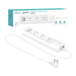 Surge Protectors & Power Strips<TP-LINK Kasa Smart 3-Outlet 2-USB Port Surge Protector, White (KP303)