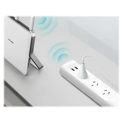 Surge Protectors & Power Strips<TP-LINK Kasa Smart 3-Outlet 2-USB Port Surge Protector, White (KP303)