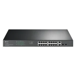 TP-LINK 18-Port Gigabit Ethernet PoE Unmanaged Switch, Black (TL-SG1218MP)* Ethernet Switches & Splitters
