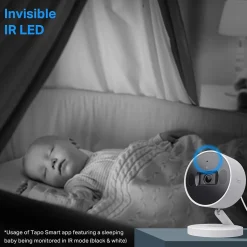 Security Cameras & Systems<TP-LINK Tapo Smart 2K QHD AI Home Security Wi-Fi Camera (TAPO C125)