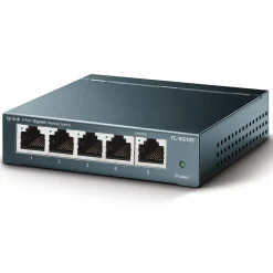 TP-LINK TL-SG105 5-Port Managed Switch, 10/100/1000 Mbps, Black (TL-SG105)* Ethernet Switches & Splitters