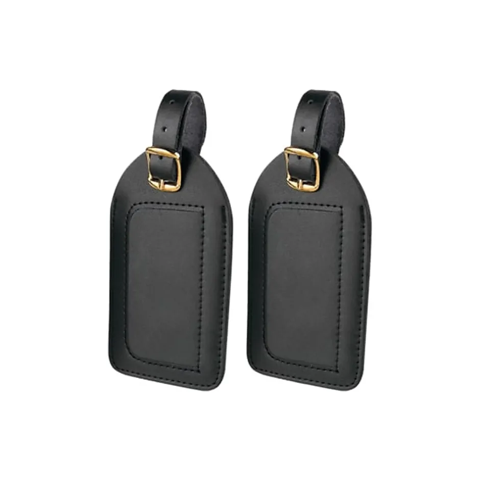 Travel Smart Luggage Tag, Black, 2/Pack (P2010XR)