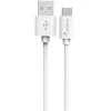 DigiPower Travelocity Charge and Sync Braided USB-A to USB-C Cable, 4 ft., Multicolor (TVPD-BC4C)