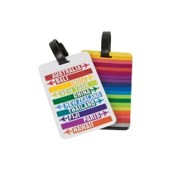 Travelon Hot Spots Luggage Tag, Multicolored, 2/Pack (12740-000)