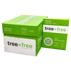 Online TreeFree Multipurpose Paper, 8.5" x 11", 20 lbs., White, 5000 Sheets/Carton (228007534) Multipurpose Paper