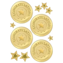 Discount TREND 2" Congratulations (Gold) Award Seals Stickers (T-74011-6) Awards & Certificates
