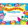 Sale Trend Kindergarten Certificate Owl-Stars!, 30 CT (T-17009) Awards & Certificates