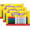 Trend Enterprises TREND Wipe-Off® Markers, Medium Point, Standard Colors, 4 Per Pack, 3 Packs (T-98003-3) Sale