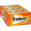 Gum & Mints<Trident Sugar Free Tropical Twist Gum, 14 Pieces/Pack, 12/Box (MOZ01110)
