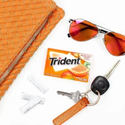 Gum & Mints<Trident Sugar Free Tropical Twist Gum, 14 Pieces/Pack, 12/Box (MOZ01110)