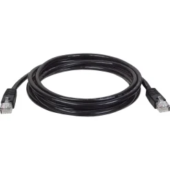 Ethernet Cables<Tripp Lite 14' CAT-5e Patch Cable, Black (N002-014-BK)