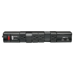 Surge Protectors & Power Strips<Tripp Lite 6 Outlet Rotatable, 8' Cord, 1080 Joules (TLP608RUSBB)