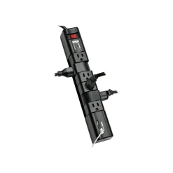 Surge Protectors & Power Strips<Tripp Lite 6 Outlet Rotatable, 8' Cord, 1080 Joules (TLP608RUSBB)