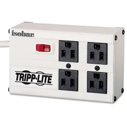 Surge Protectors & Power Strips<Tripp Lite 4 Outlet Surge Suppressor, 6' Cord, 3330 Joules (ISOBAR4)