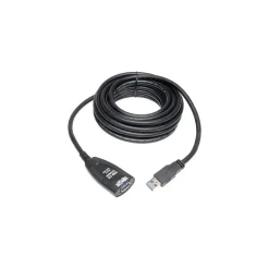 Usb Cables<Tripp Lite 16' USB 3.0 A/A Male/Female Super Speed Active Extension Cable, Gray