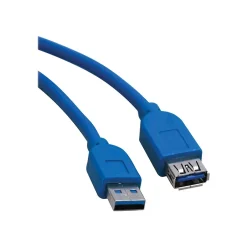 Usb Cables<Tripp Lite 16' USB A Male/A Female, Blue (U324-016)