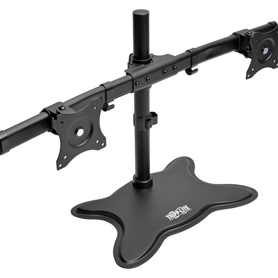 Tripp Lite Dual-Monitor TV Desktop Display Mount Stand Full Motion 13"- 27"* Monitor Mounts & Stands