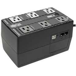 Battery Backup<Tripp Lite Eco Green 350VA Compact Battery Backup UPS, 6-Outlets, Black (ECO350UPS)