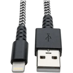 Power Cables<Tripp Lite Heavy-Duty USB Sync/Charge Cable with Lightning Connector, 6 ft. (1.8 m) (M100-006-HD)